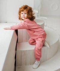 Свитшот и джоггеры утепленные "Пыльная Роза"
