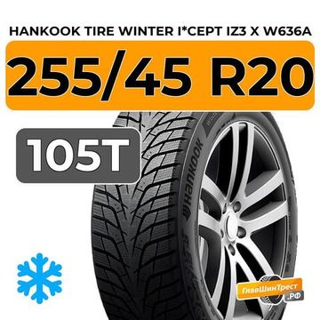 Hankook Tire Winter i*cept iZ3 X W636A 255/45 R20 105T XL