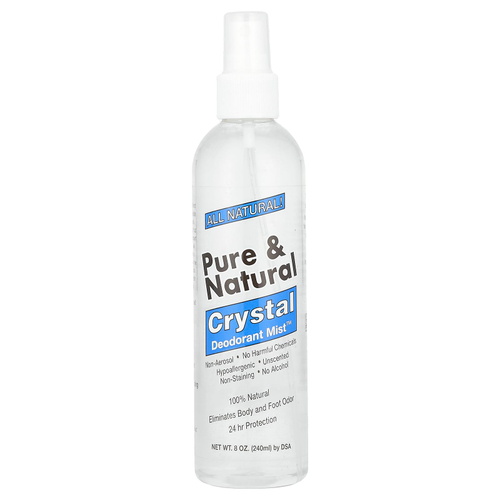 Thai Deodorant Stone, Pure & Natural, Crystal Deodorant Mist™, дезодорант без отдушки, 240 мл (8 унций)