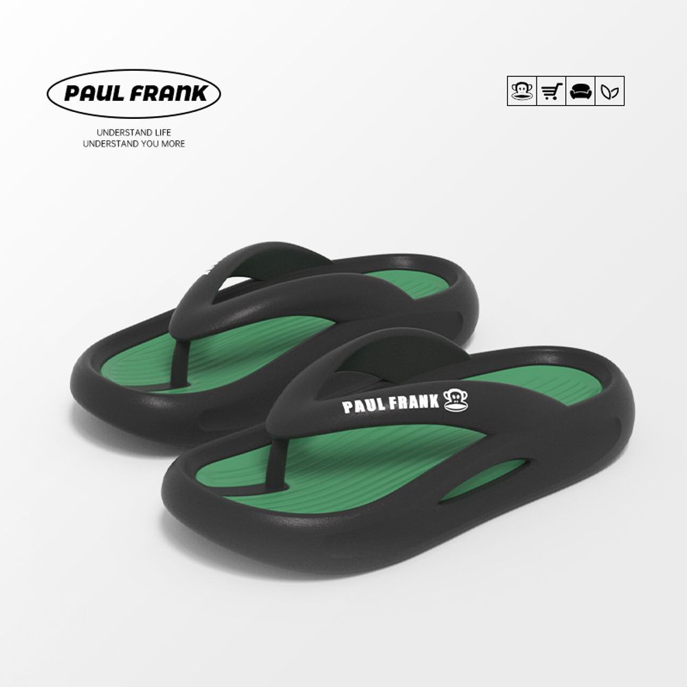 Шлёпанцы-вьетнамки Paul Frank Drag (Black)