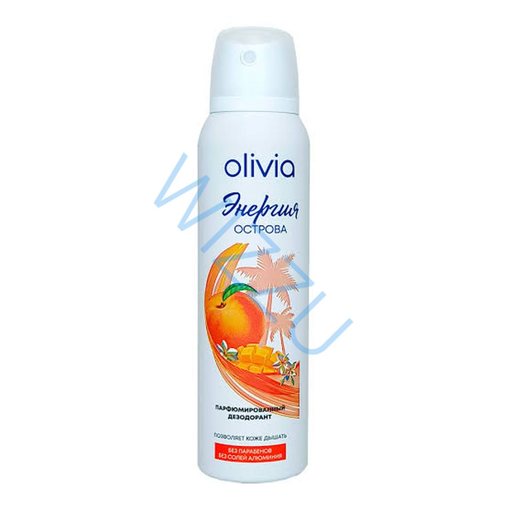Дезодорант женский парфюм OLIVIA 150 мл Энергия Острова