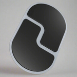 Pulsio Сменные электроды для устройства TENS Pod, TENS Electrode Pads, 2шт, черные