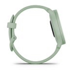 Смарт часы Garmin Vivomove Sport цвета мяты, серебристый безель, с силиконовым ремешком