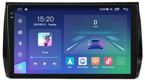 Магнитола для Skoda Kodiaq, Karoq (рамка под 10") - Parafar PF953LUX1RN2K на Android 13, Быстрая, QLED+2K, CarPlay, 4G SIM-слот