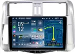Магнитола для Toyota Land Cruiser Prado 150 2009-2013 (рамка серебро) - Teyes CC4-PRO монитор 9.5" 2K QLED на Android 13, Быстрейшая, Snapdragon 778G, ИИ, CarPlay, DSP, 4G SIM-слот