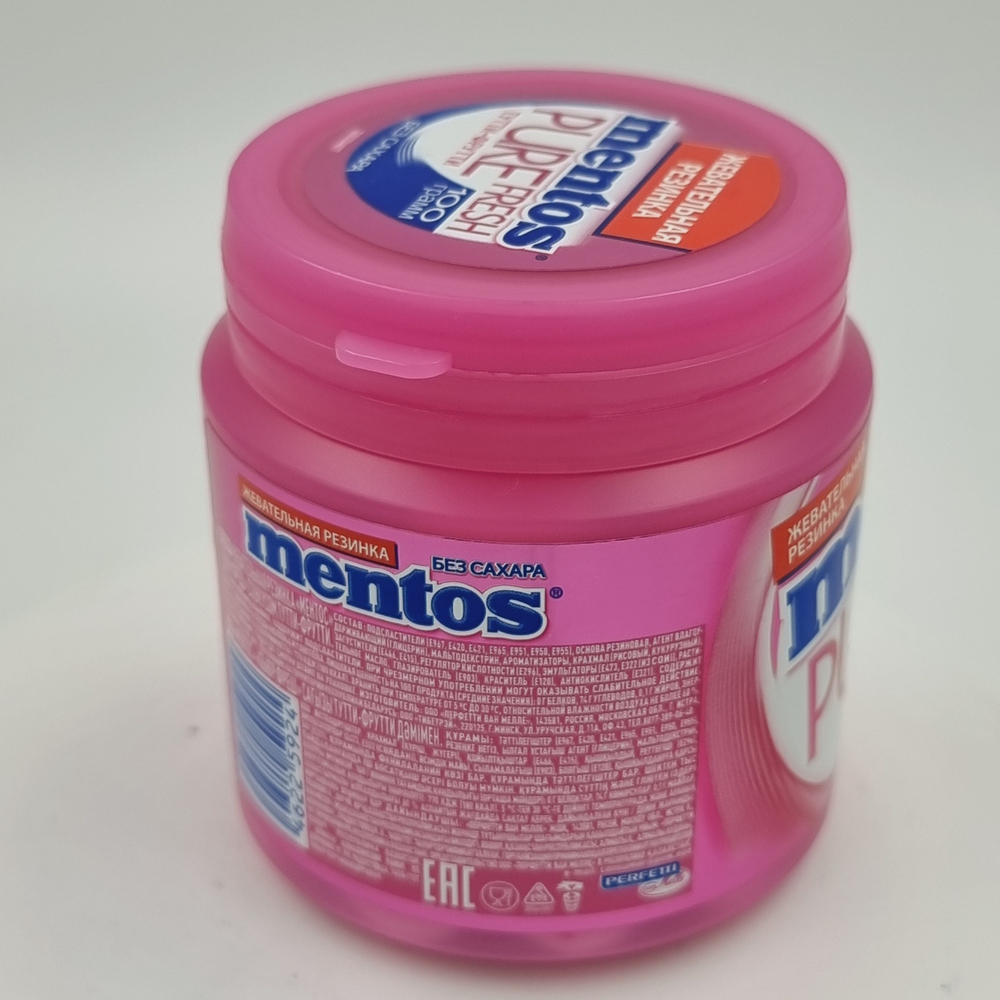 Жевательная резинка Mentos Pure Fresh Тутти Фрутти, 100 г