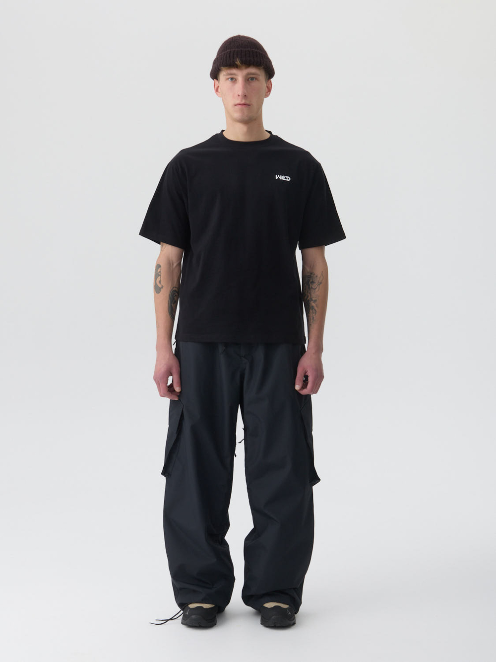 WILD x SNAP PANTS BLACK