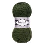Пряжа Alize (Ализе) Superlana Maxi / уп.5 мот. по 100 г, 100м, 241 темно-зеленый A