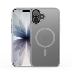 Матовый защитный чехол серого цвета с MagSafe для iPhone 17, серия Yind Series от Dux Ducis