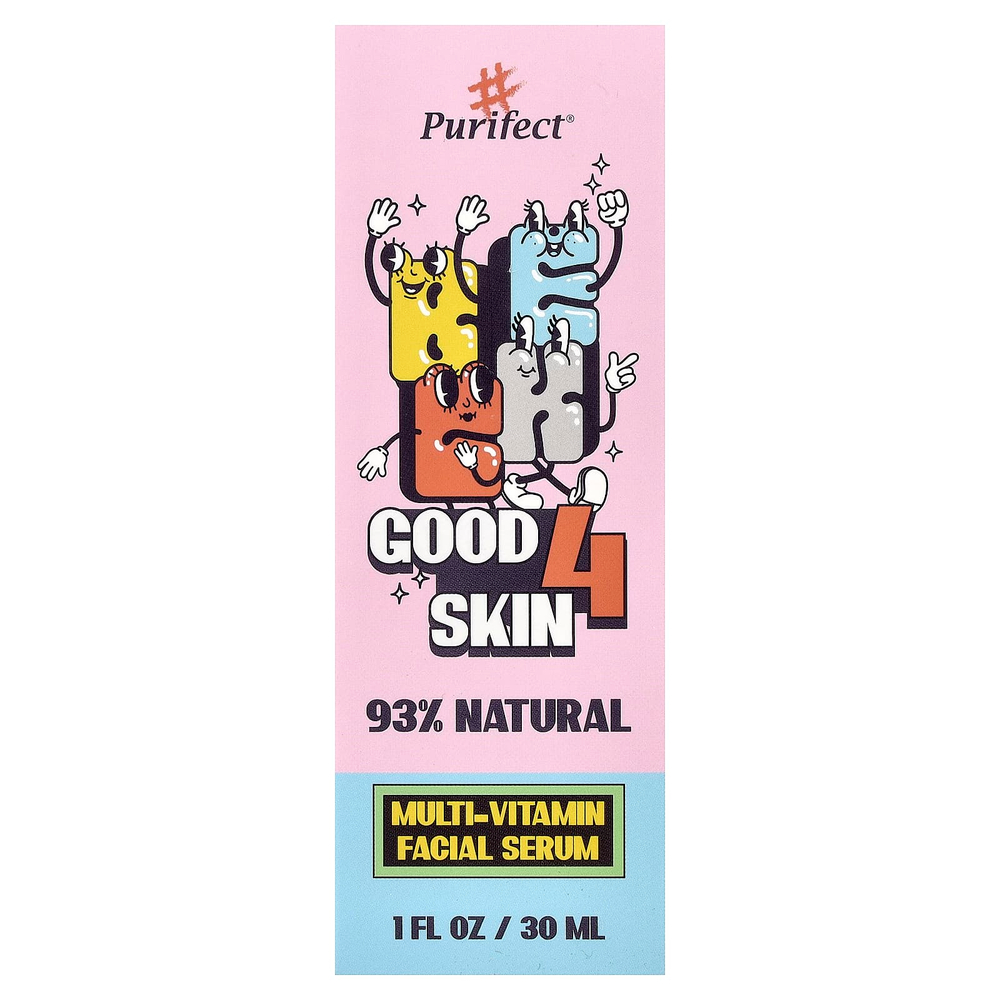 Purifect, Good 4 Skin, мультивитаминная сыворотка для лица, 30 мл (1 жидк. унция)