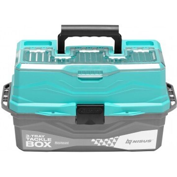 Ящик для снастей NISUS Tackle Box трехполочный бирюзовый (N-TB-3-Т)