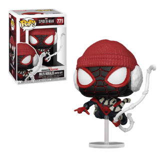 Фигурка Funko POP! Bobble Marvel Games Miles Morales Miles Winter Suit