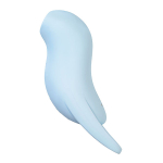 Голубой вакуум-волновой стимулятор клитора с вибрацией 13,9см Satisfyer Pocket Pro 1