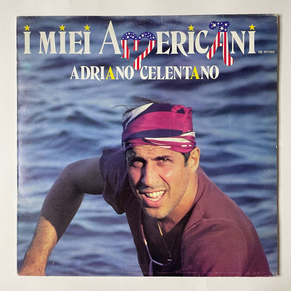 Винтажная виниловая пластинка LP Adriano Celentano Адриано Челентано I Miei Americani (Tre Puntini) (Italy 1984) Susanna
