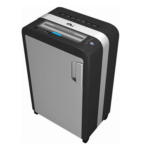 Уничтожитель документов Bulros 860S, 4мм, чёрный/серебро дверь, контур