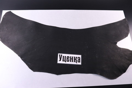 Уценка: 3,0-3,2 Кожа Краст в воротках "Ковбой" черный 60 дм² (2)