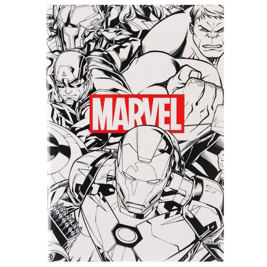 Блокнот Marvel Comics Мстители (на скрепке, р-р А6, 32листа/клетка)