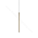 Pendant design lamp  A-tube by Nano by Studio Italia Design (Gold)