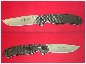 Складной нож Ontario RAT 1 Folder ONT/8867CF c клинком из стали D2, рукоять карбон