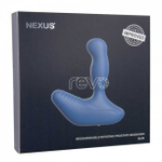 Вибромассажер простаты с вращением Nexus Revo Blue (6 реж. вибр, 2 реж. вращ.) (Цвет: синий)
