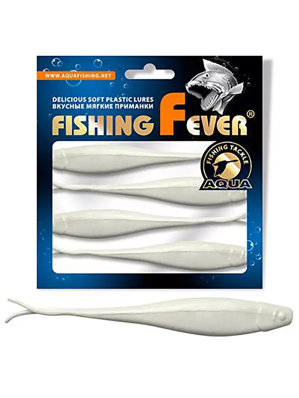Мягкая силиконовая приманка риппер для дроп-шота AQUA FishingFever BOSS
