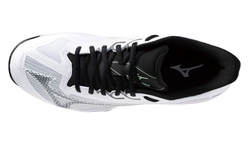Мужские кроссовки теннисные Mizuno Wave Exceed Light 2 CC - white/metallic gray/black