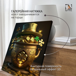Картина интерьерная karTTina "Put The Money", 50х70см 1шт.