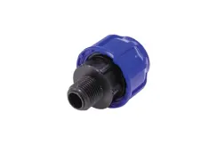 Муфта TEBO обжим НР 25*1" для ПНД 20883