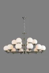 Люстра подвесная NewRgy 8692/12+6BR BRONZE, 18×40 Вт, бронзовая