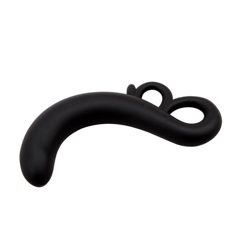 Стимулятор простаты Two-Finger G-Spot Plug (Цвет: черный)