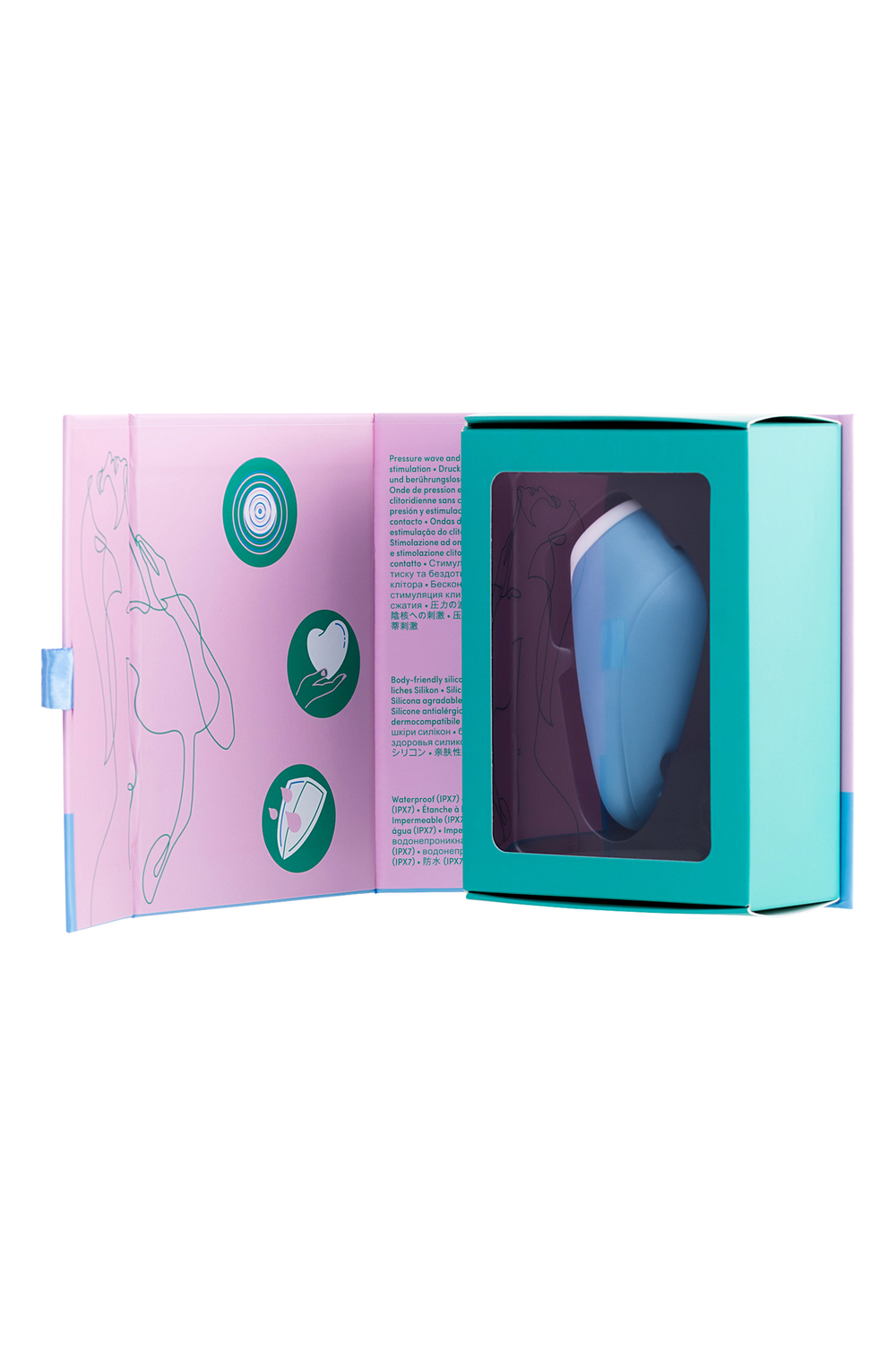 Вакуумно-волновой стимулятор Satisfyer Love Breeze (голубой)