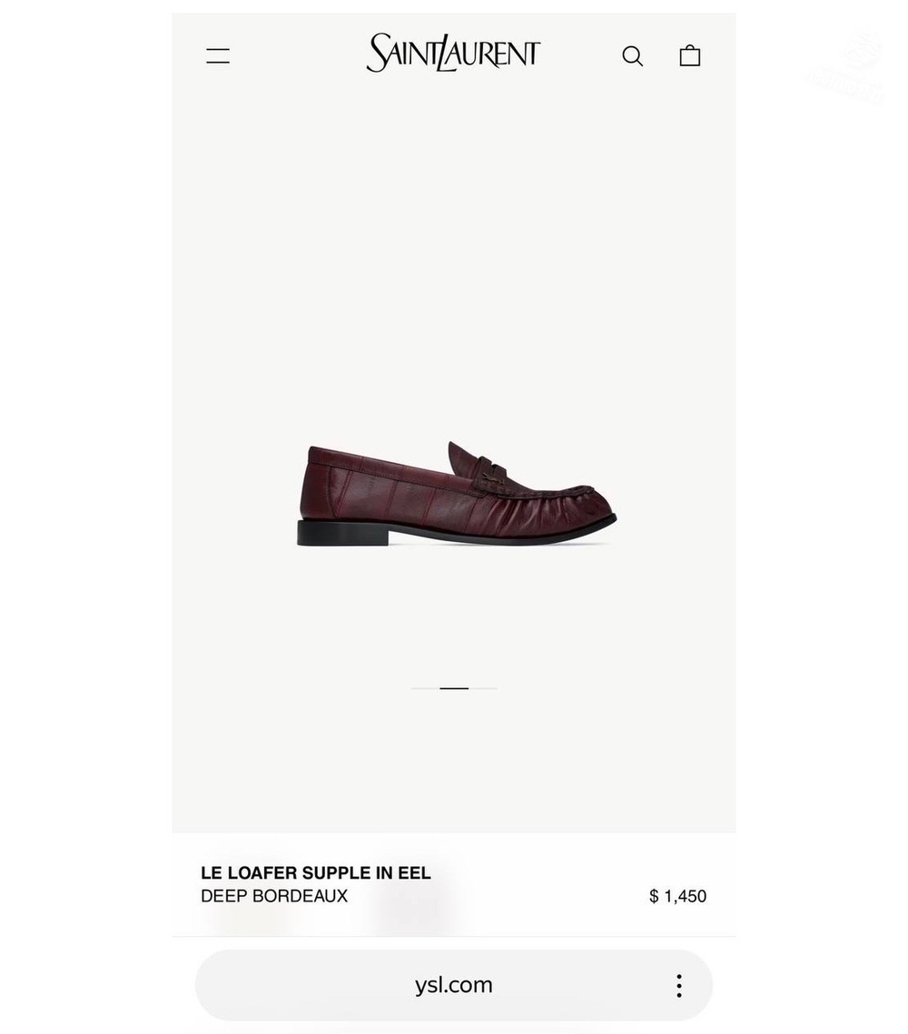 Лоферы Yves Saint Laurent Casandre