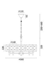 Люстра Freya FR5044PL-05CH