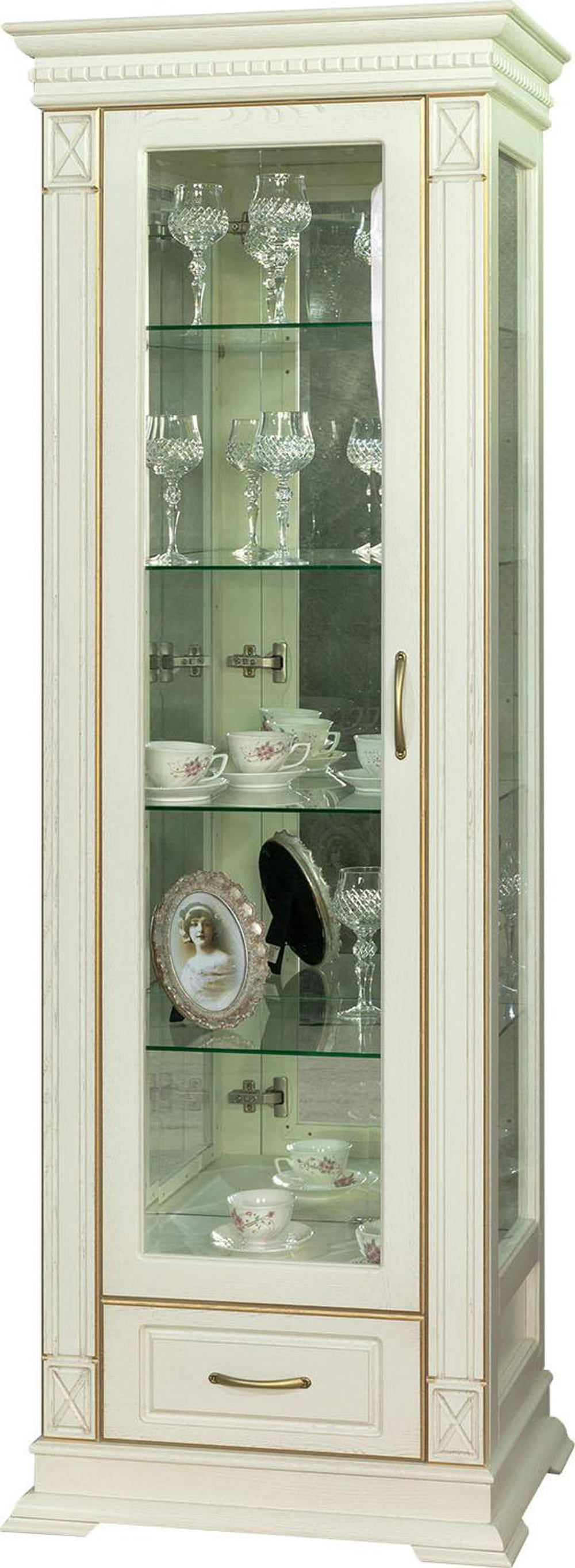 Шкаф-витрина «Верди Классик» П1.0487.0.11-01