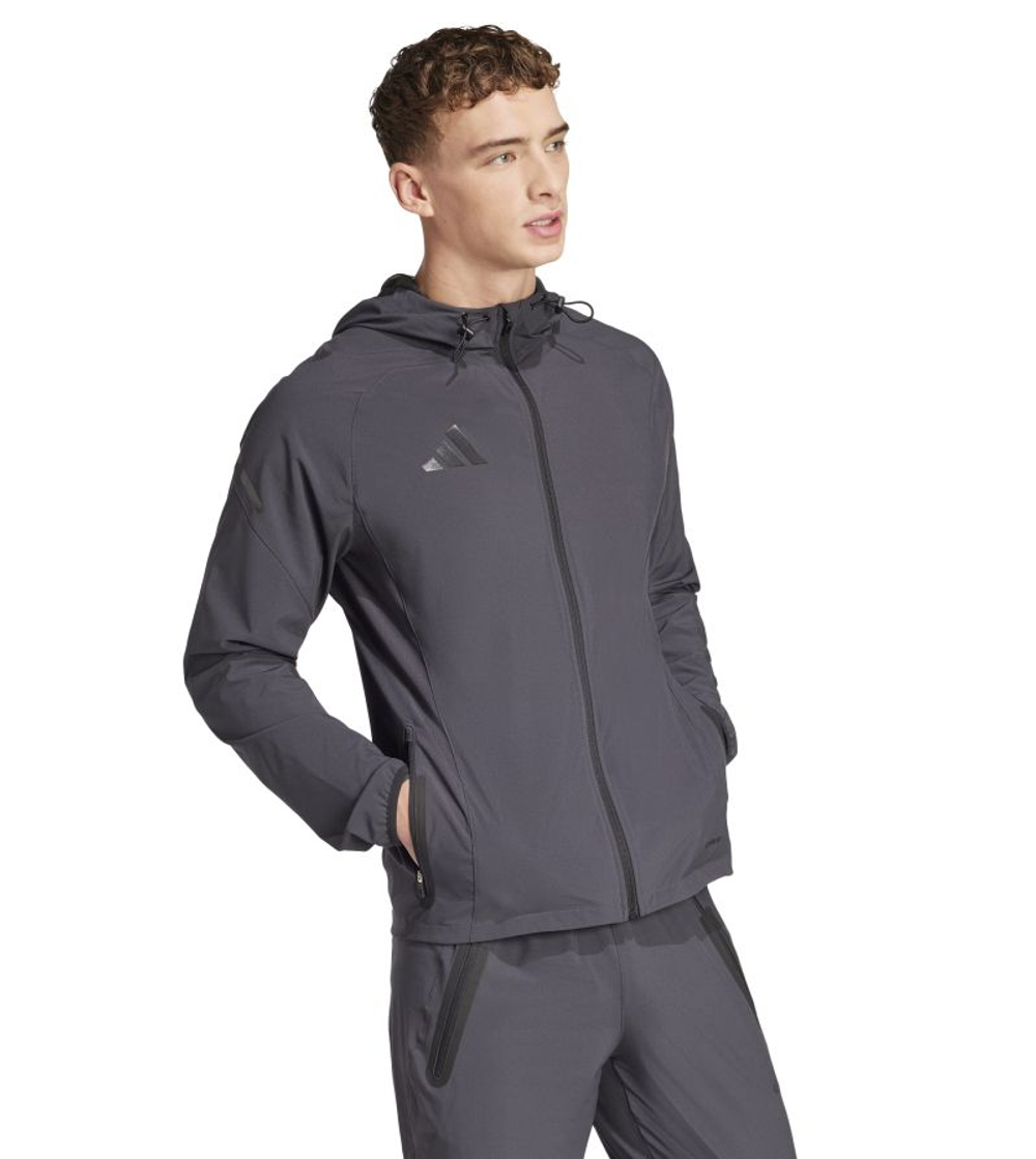 Мужская теннисная толстовка Adidas Tiro 25 Pro Vis Tech Travel - carbon