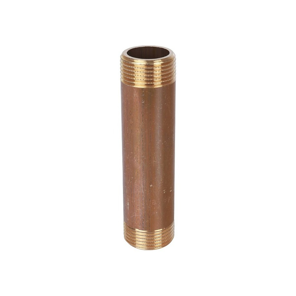 Удлинитель резьбовой STOUT SFT 0062 - 3/4" длина 100 мм (НР/НР, латунь без покрытия)