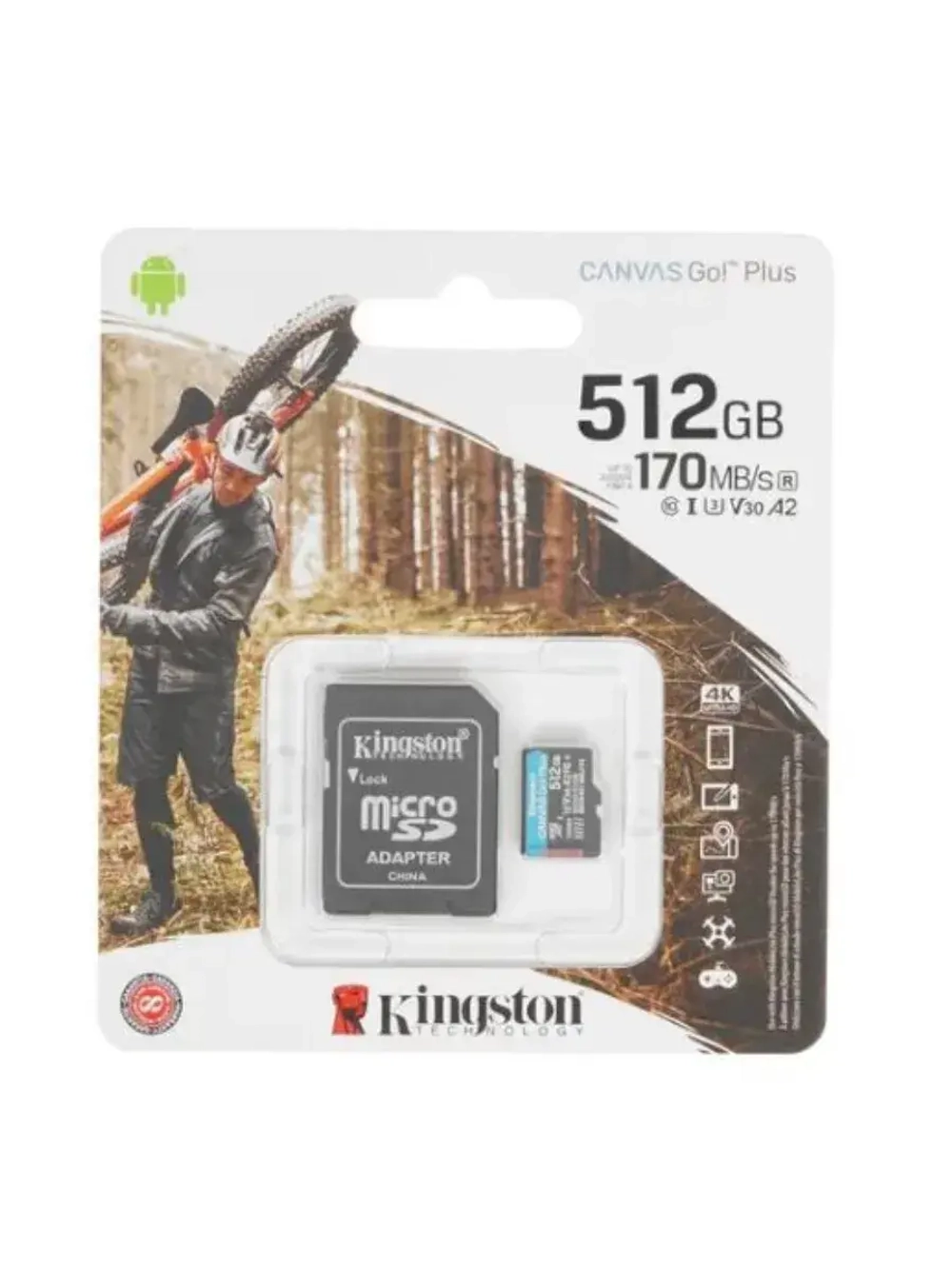 Карта памяти Canvas Go! Plus SDCG3/512GB microSDXC 512 ГБ