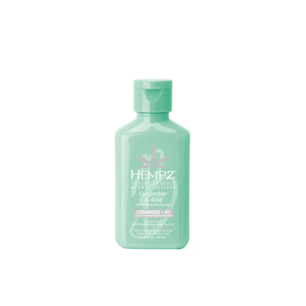 Молочко для тела с церамидами миниатюра Cucumber & Aloe 66мл