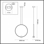 Подвесной светильник Odeon Light Gota 4337/27L