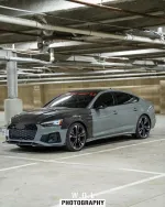 Карбоновая губа для AUDI S5 & A5 S LINE 2020-2025 B9.5 Ауди обвес