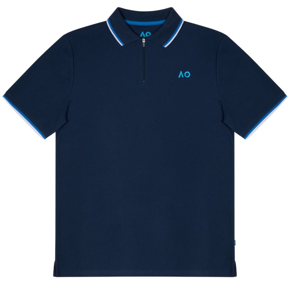 Мужское теннисное поло Australian Open Zip Player