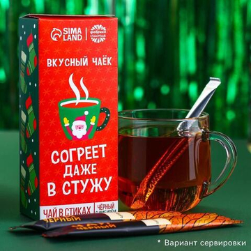 Чай в стиках «Согреет даже стужу», вкус: имбирь, 2 г.