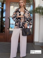 Блузка накидка на платье офисная праздничная прозрачная