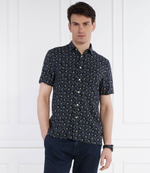 Рубашка SS COLLIN AOP GUESS - темно-синий(M4GH24 WO089)