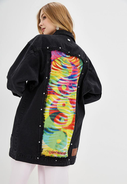 LIGVIANNI Джинсовая куртка Denim Jacket The Yin-Yang