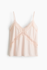 Топ Ponte di Roma с кружевом - H&M