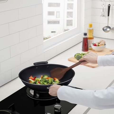 Лопатка кулинарная IKEA HULDHET (ХУЛДЕТ), Орех, 35 см
