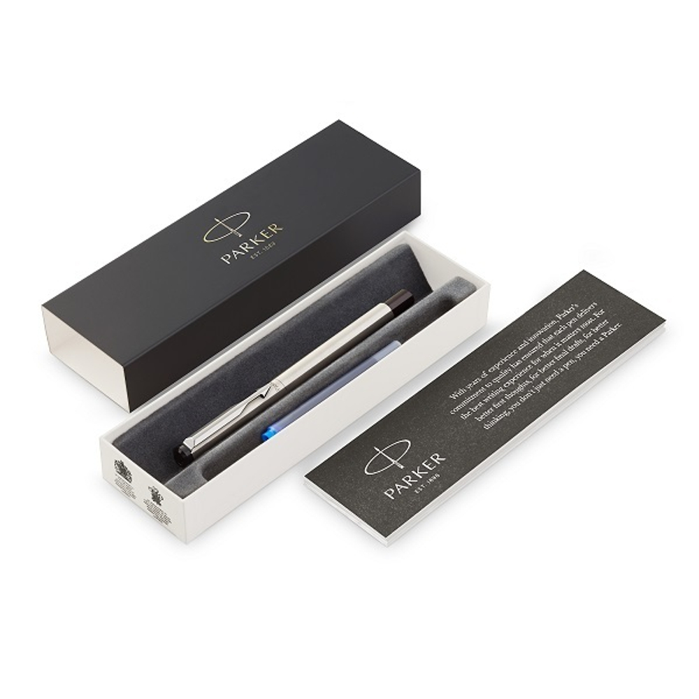 Перьевая ручка Parker Vector Stainless Steel