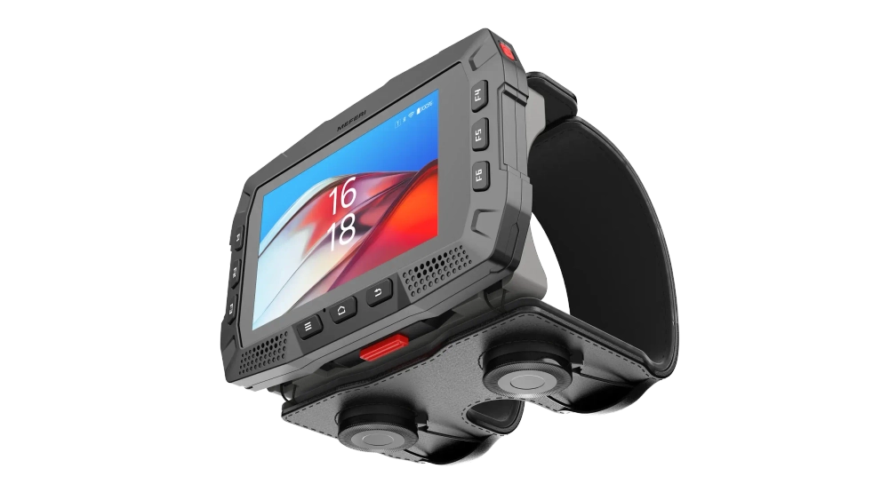 Meferi ME10 — носимый терминал Android 13, 4" экран, IP65, Wi-Fi 6E