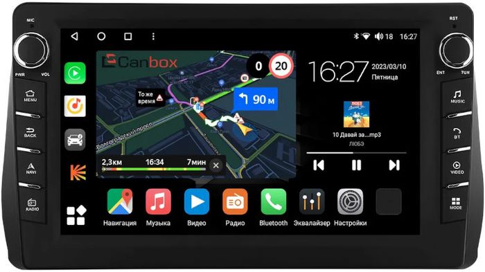 Магнитола для Toyota Wish 2 2009-2017 - Canbox 1066 Android 10, Быстрая, CarPlay, 4G SIM-слот